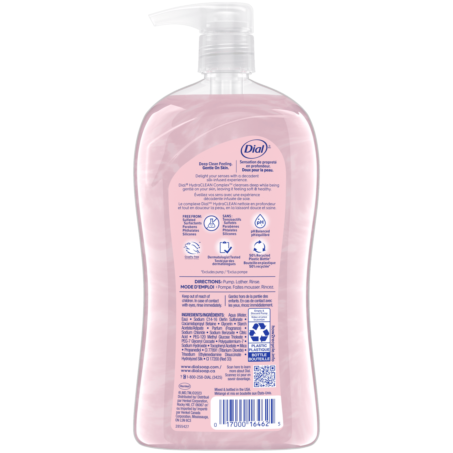 Dial Body Wash, Pamper & Indulge, Silk & Magnolia, 32 fl oz