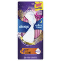 Always Radiant Feminine Pads with Wings, Size 4, Overnight Absorbency, Scented, 20 Count