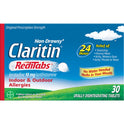 Claritin RediTabs 24 Hour Non-Drowsy Allergy Medicine, Loratadine Antihistamine Tablets, 30 Ct