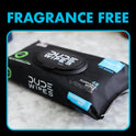 DUDE Wipes Unscented XL Flushable Wipes, 4 Flip-Top Packs, 48 Wipes per Pack, 192 Total Wipes