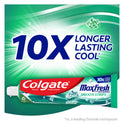 Colgate Max Fresh Toothpaste, Whitening Toothpaste with Mini Breath Strips, Clean Mint, 6.3 oz Tube