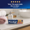 Fixodent Ultra Max Hold Secure Denture Adhesive 2.2oz, Pack of 3