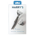 Harry's Men's 5-Blade Manual Razor Handle and 2 Razor Blade Refills, Charcoal Gray