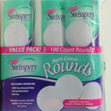 Swisspers 100% Cotton Rounds Value Pack, 300 Count