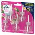 Glade PlugIns Refill 5 ct, Exotic Tropical Blossoms, 3.35 FL. oz. Total, Scented Oil Air Freshener Infused with Essential Oils