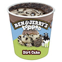 Ben & Jerry's top Dirt Cake Ice Cream, 15.2 oz