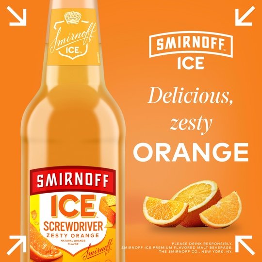 Smirnoff Ice Sparkling Drink Party Pack, 11.2oz Bottles, 12pk