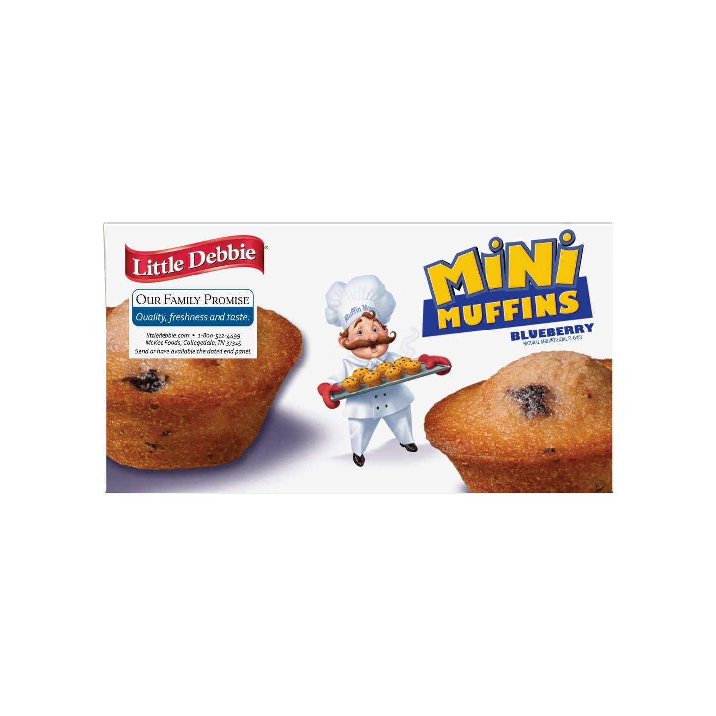 Little Debbie Snacks Blueberry Little Muffins, 5 ct