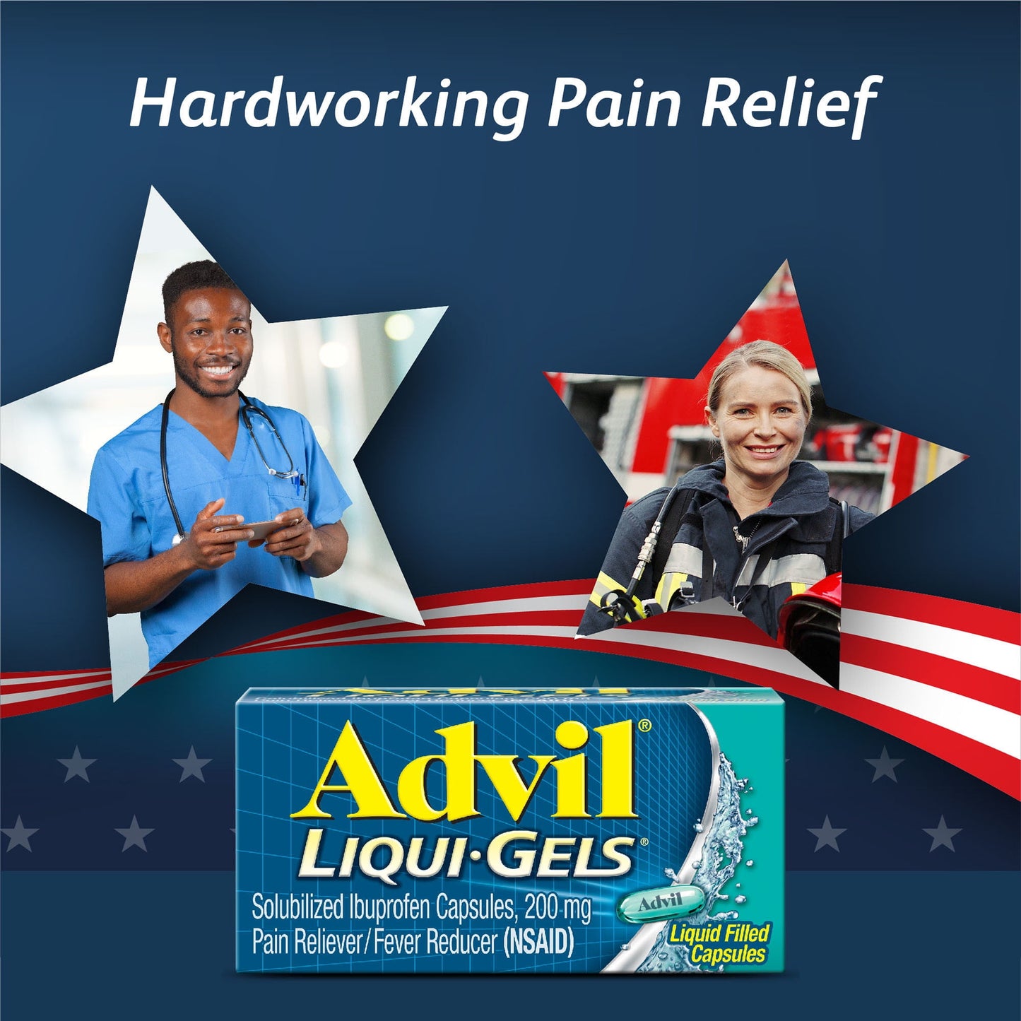 Advil Liqui-Gels Pain and Headache Reliever Ibuprofen, 200 Mg Liquid Filled Capsules, 200 Count