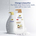 Dove Pampering Long Lasting Gentle Body Wash, Shea Butter and Vanilla, 30 fl oz