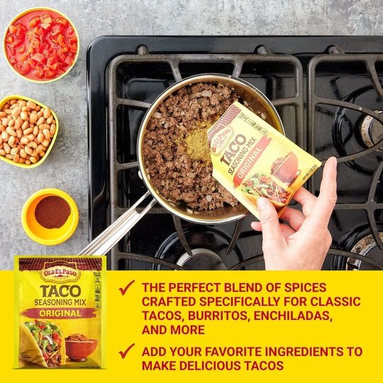 Old El Paso Taco Seasoning Mix, Original Flavor, 1 oz.