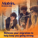 Motrin IB Migraine Relief Liquid Gel Caps, Ibuprofen 200 mg, 80 Ct