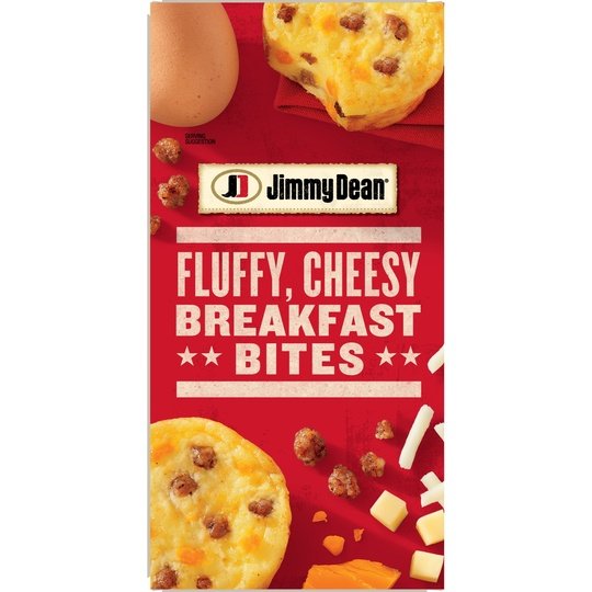 Jimmy Dean Sausage Three Cheese Egg Bites, 4 oz, 2 Count (Frozen)