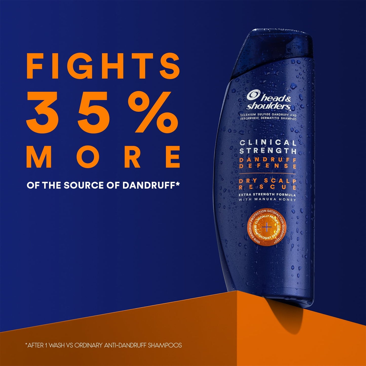 Head & Shoulders Clinical Dry Scalp Rescue Shampoo,  for All Hair Types, 13.5 fl oz