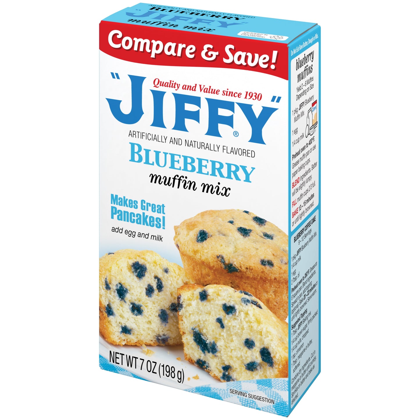 JIFFY Blueberry Muffin Mix 7 OZ Box