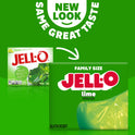 Jell-O Lime Artificially Flavored Gelatin Dessert Mix, Family Size, 6 oz Box