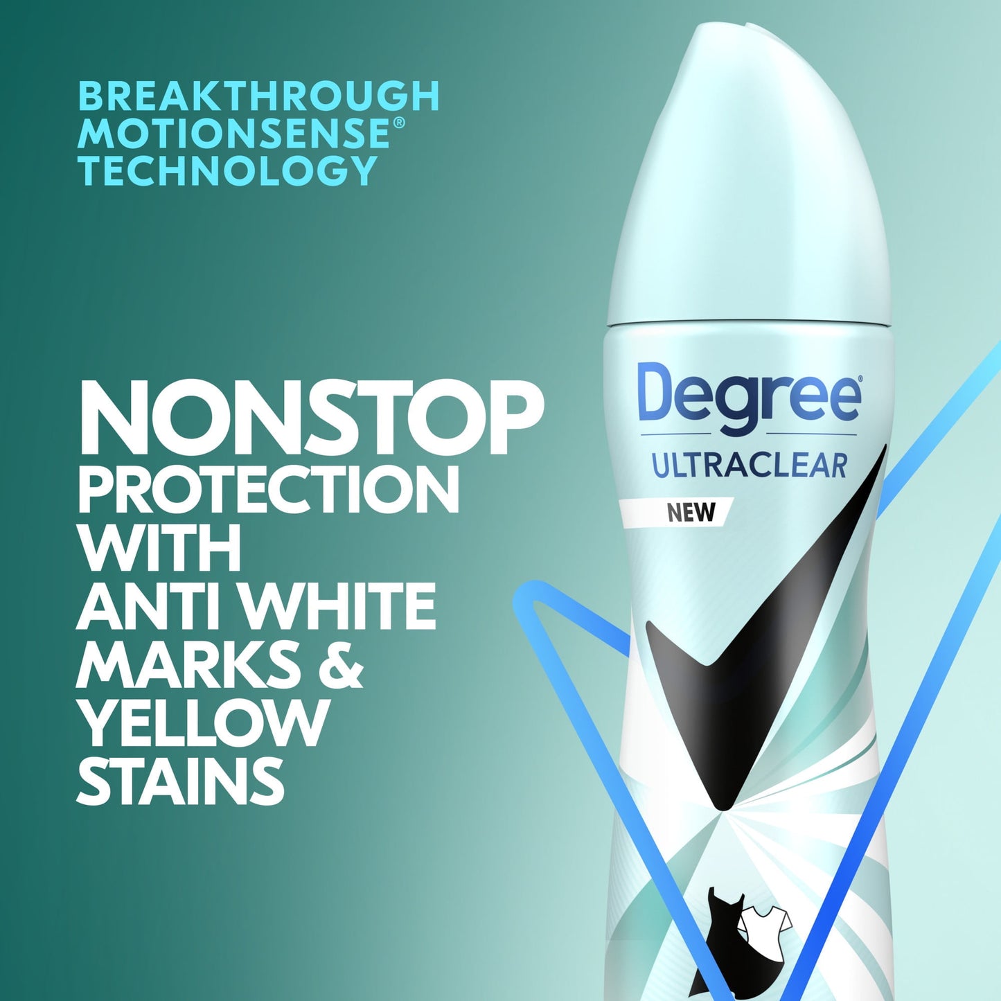 Degree Ultra Clear Long Lasting Women's Antiperspirant Deodorant Dry Spray, Pure Clean, 3.8 oz