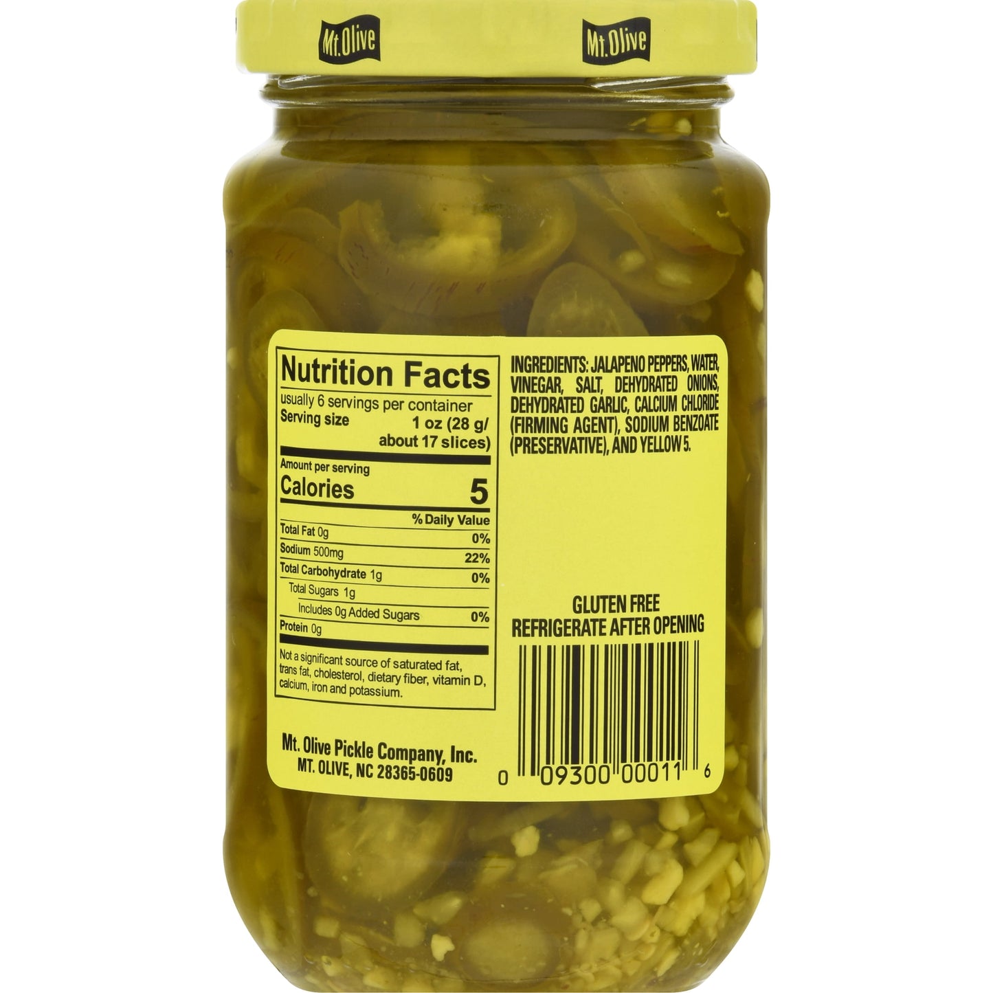 Mt Olive Fresh Pack Jalapeno Slices, 12 fl oz Jar