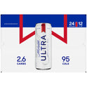 Michelob ULTRA Light Beer, 24 Pack Beer, 12 fl oz Cans, 4.2 % ABV, Domestic