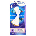 Always Infinity Feminine Pads with wings, Size 5, Extra Heavy Overnight Absorbency, Unscented, 22 Count