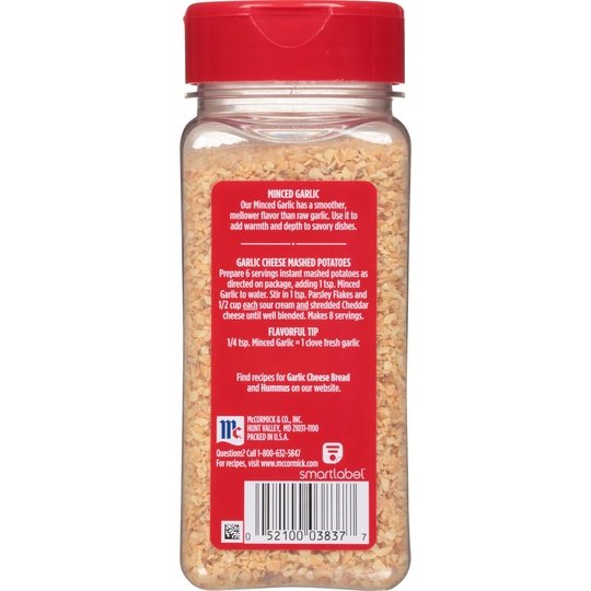 McCormick Garlic - Minced, 9 oz Mixed Spices & Seasonings