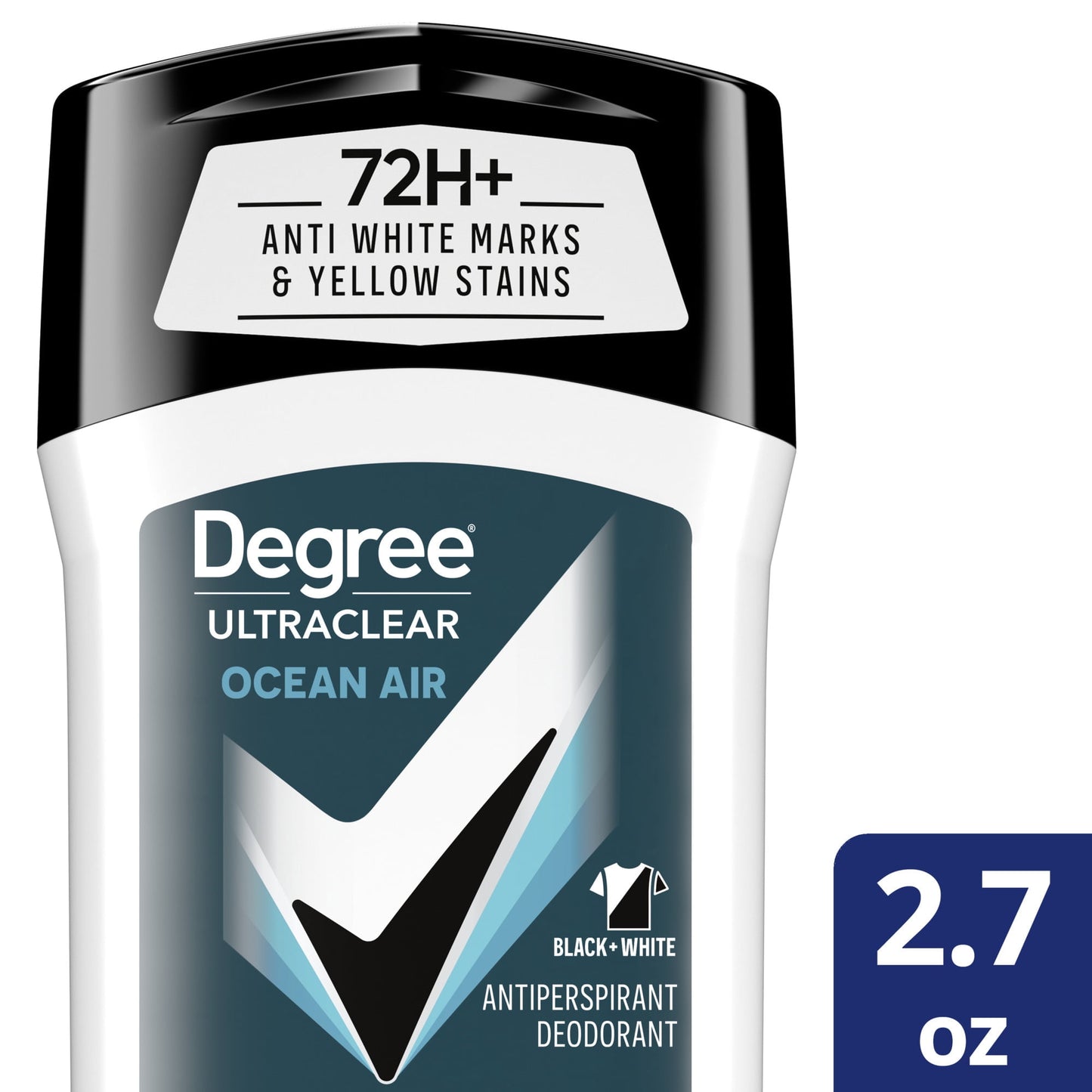 Degree Ultra Clear Long Lasting Men's Antiperspirant Deodorant Stick, Ocean Air, 2.7 oz