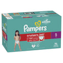 Pampers Cruisers Diapers 360 Size 5, 96 Count (Select for More Options)