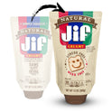 Jif Natural Squeeze Creamy Peanut Butter Spread, 13 oz.  Smooth, Creamy Texture, Portable Peanut Butter Spread Pouch