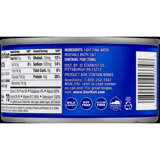 StarKist Chunk Light Tuna in Water, 12 oz Can