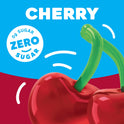 Jell-O Cherry Artificially Flavored Zero Sugar Low Calorie Gelatin Dessert Mix, Family Size, 0.6 oz Box