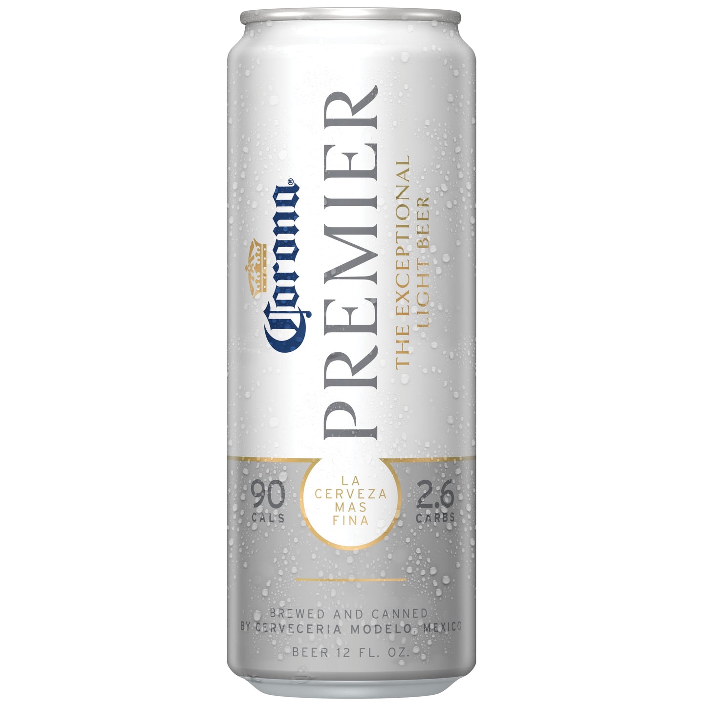 Corona Premier Mexican Lager Import Light Beer, 12 Pack Beer, 12 fl oz Cans, 4% ABV