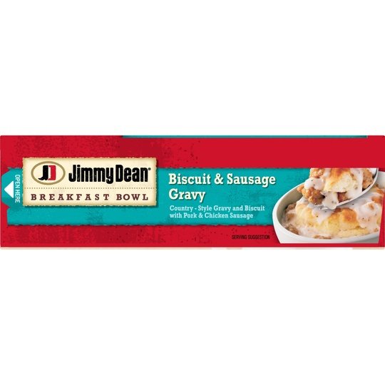 Jimmy Dean Biscuit & Sausage Gravy Breakfast Bowl, 9 oz (Frozen)