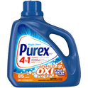 Purex Liquid Laundry Detergent Plus OXI, Stain Defense Technology, 128 Fluid Ounces, 85 Wash Loads