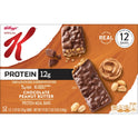 Kellogg's Special K Chocolate Peanut Butter Chewy Protein Meal Bars, Ready-to-Eat, 19 oz, 12 Count