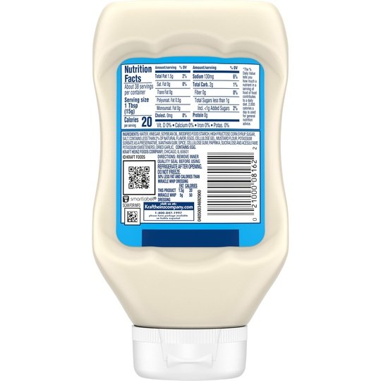 Miracle Whip Light Mayo-like Dressing, 19 fl oz Bottle