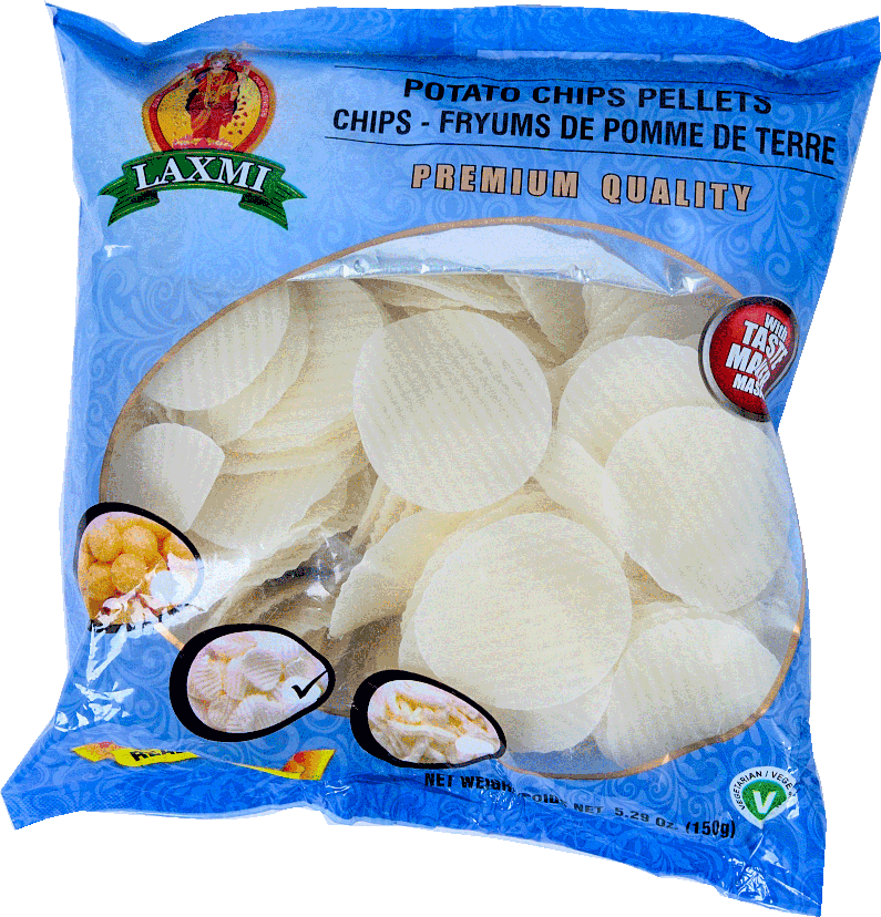 Laxmi Potato Chips Pellets 150g