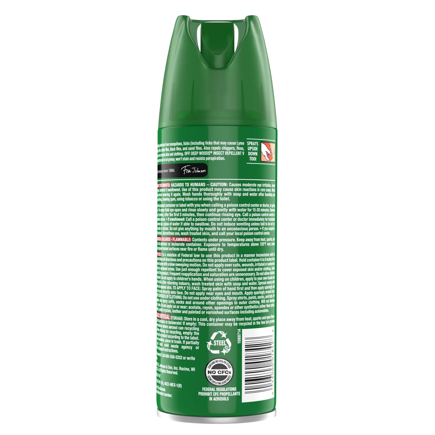 OFF! Deep Woods Insect Repellent V, 6 fl oz, 2 ct