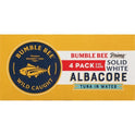 (Pack of 4) Bumble Bee Prime Solid White Albacore Tuna in Water, 5 oz Cans