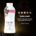 Olay Fresh Outlast Notes of Watermelon & Agave Body Wash, 30 fl oz