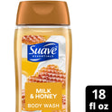 Suave Essentials Gentle Body Wash, Milk & Honey, 18 oz