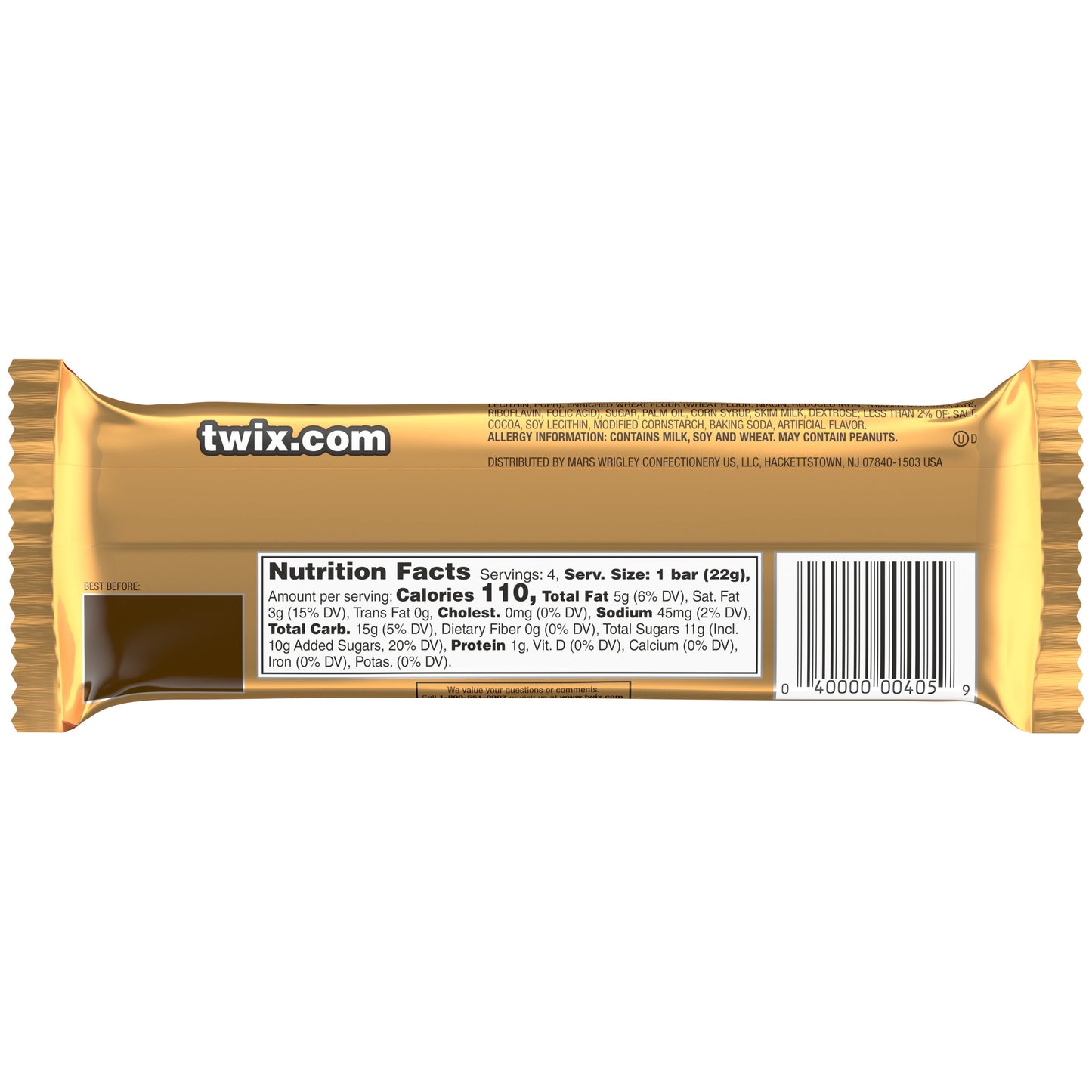 Twix Caramel Chocolate Cookie Candy Bar, Share Size - 3.02 oz