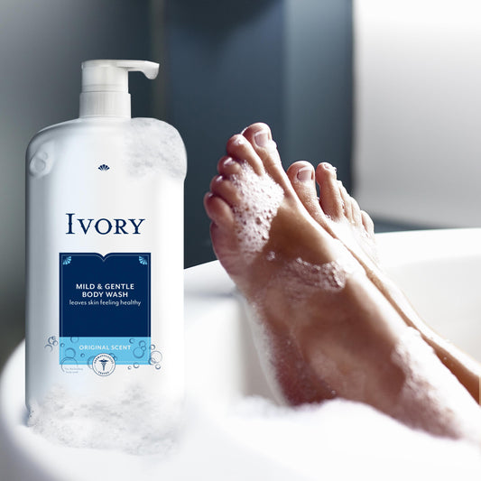 Ivory Mild and Gentle Body Wash, Original Scent, 35 fl oz