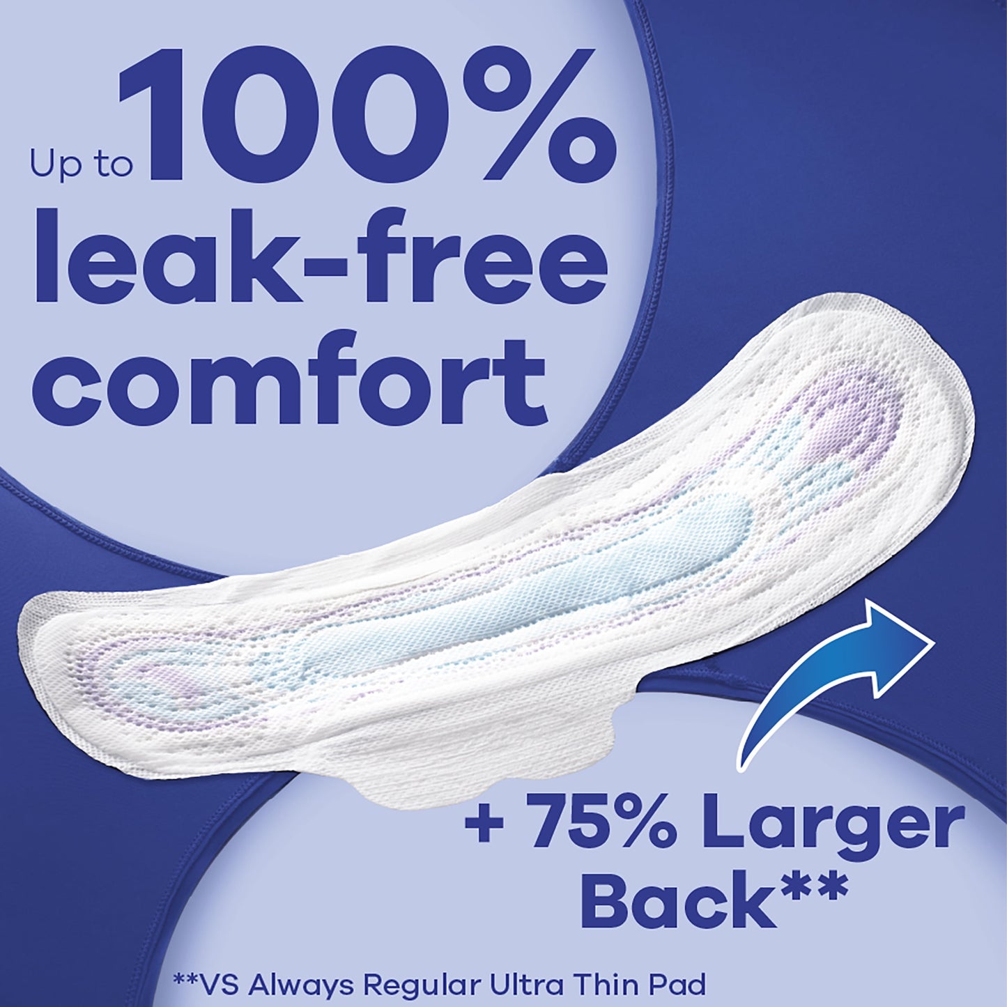 Always Ultra Thin Overnight Pads with Wings, Size 5, Extra Heavy Overnight Absorbency, 46 CT