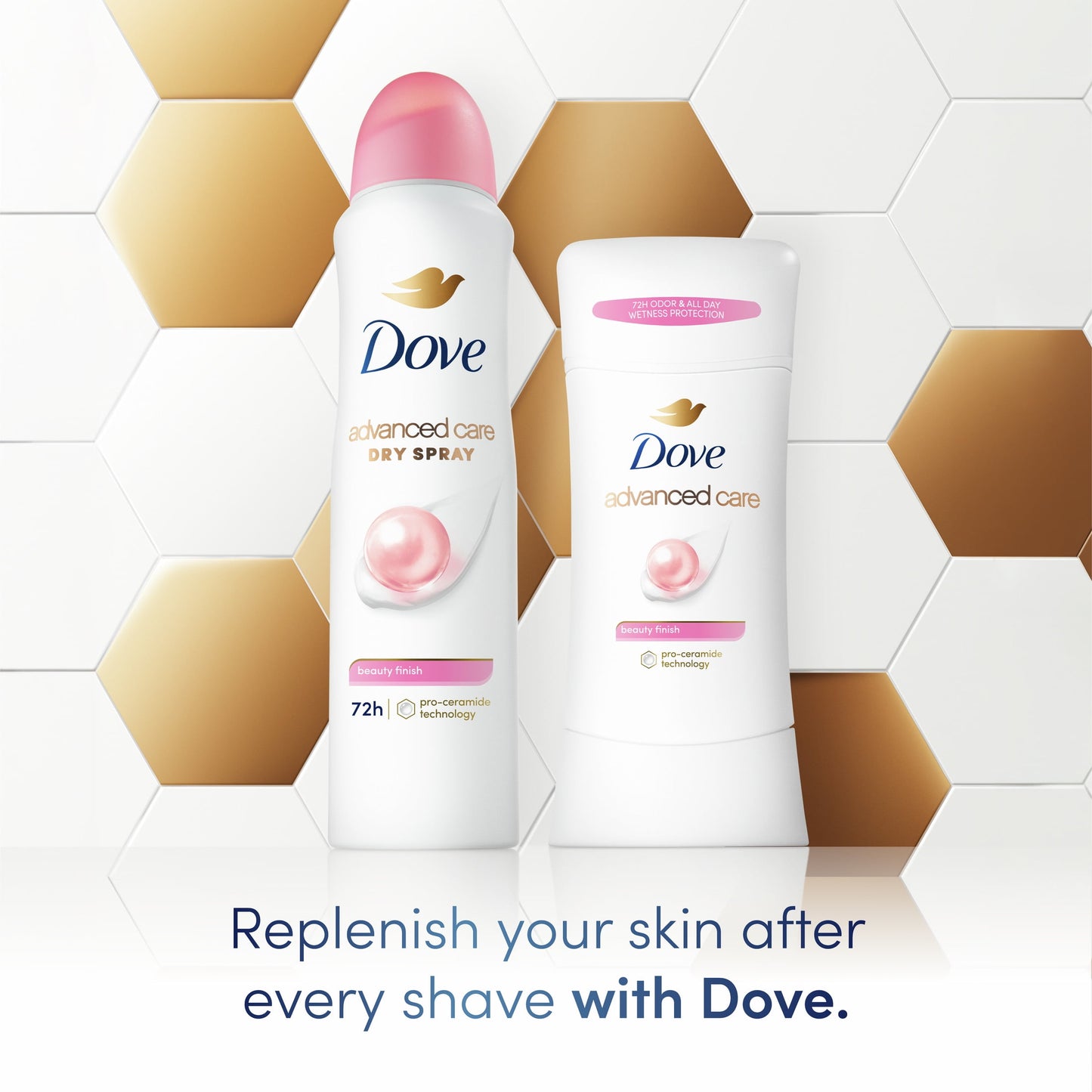 Dove Advanced Care Women's Antiperspirant Deodorant Dry Spray, Floral, 3.8 oz