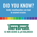 TheraBreath Fresh Breath Mouthwash, Icy Mint, Alcohol-Free,  1 Liter