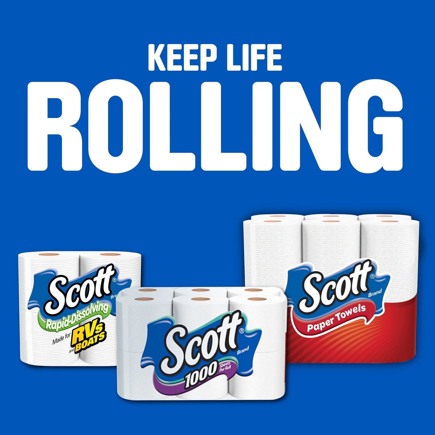 Scott Choose-a-Sheet Paper Towels, 6 Double Rolls, 110 Sheets Per Roll (660 Total)