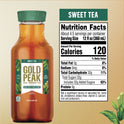 Gold Peak Real Brewed Tea Sweet Black Iced Tea Drink, 52 fl oz