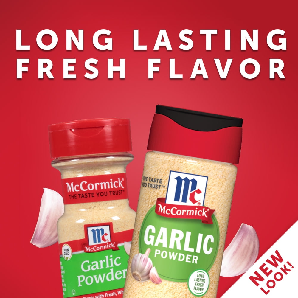 McCormick Garlic Powder, 3.12 oz Mixed Spices & Seasonings