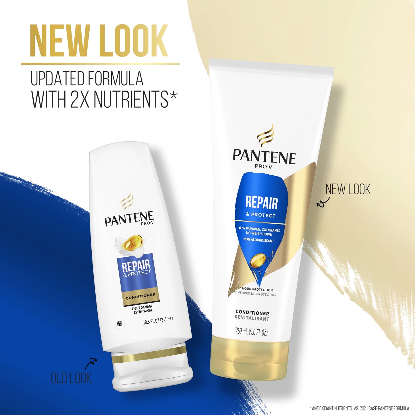 Pantene Pro-V Repair & Protect Shampoo, All Hair Types,10.4 fl oz + Conditioner, 9.0 fl oz