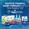 Vicks Vapocool Severe Medicated Sore Throat Drops, Menthol, Winterfrost Flavor, 45 Ct